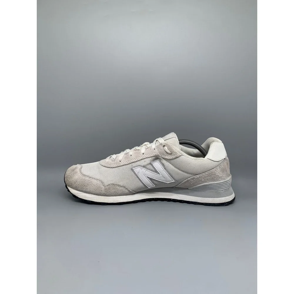New Balance 515 White Gray Lifestyle Running Shoes ML515WHT Men's Sz 12